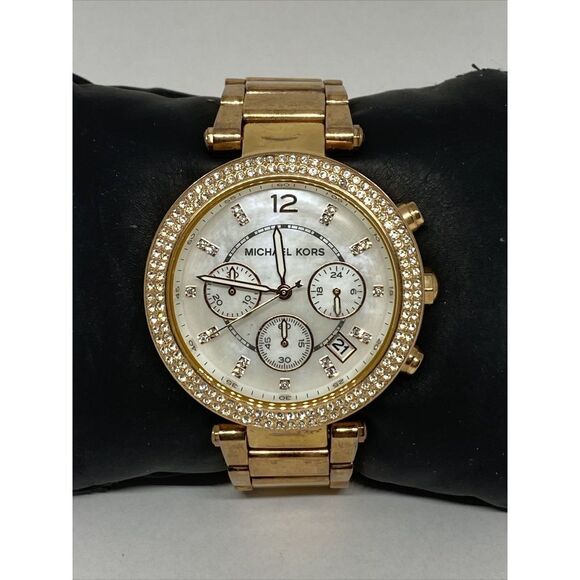 Michael Kors Parker MK5491 Women's Stainless Steel Analog Dial Quartz Watch MP53 - Picture 3 of 12